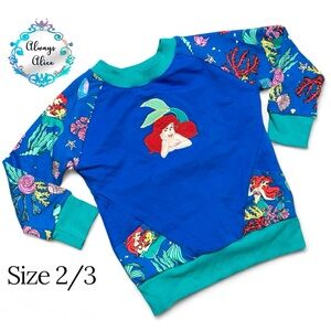 Blue and Teal Little Mermaid Sweatshirt